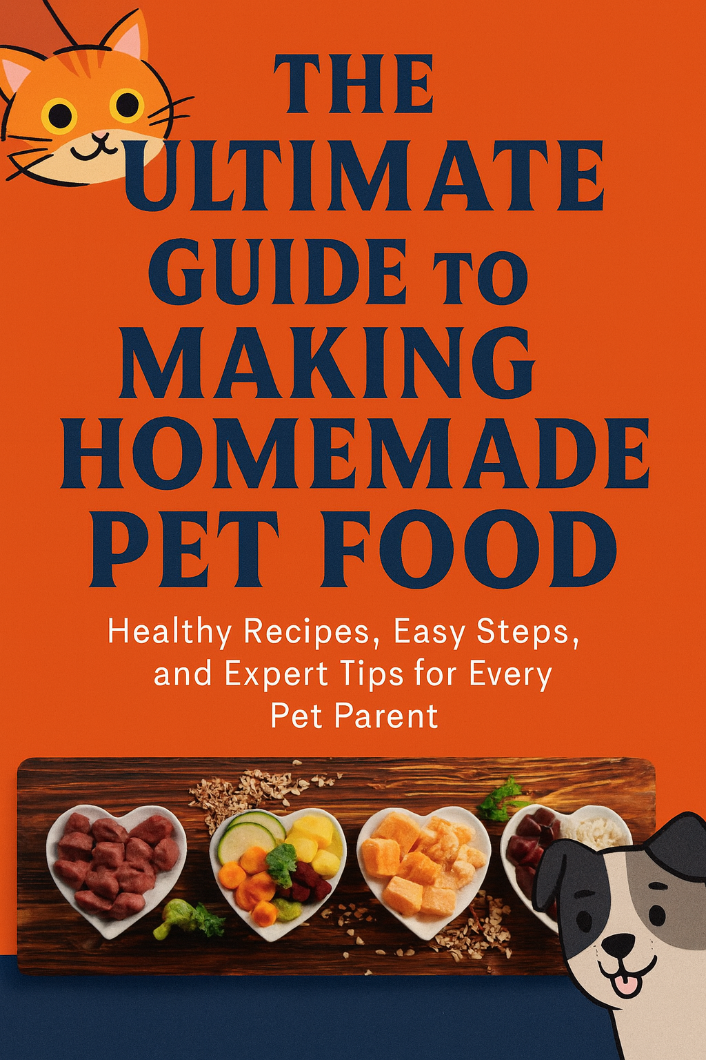 Cover of the 'Find Out The Secrets Of Making Pet Food At Home' ebook.